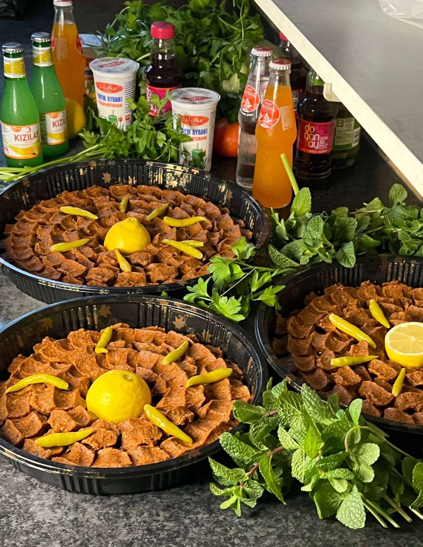 Plateau traditionnel de çiğ köfte
